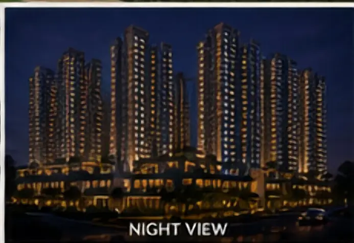 Night-time apartment elevation from the project project bundle