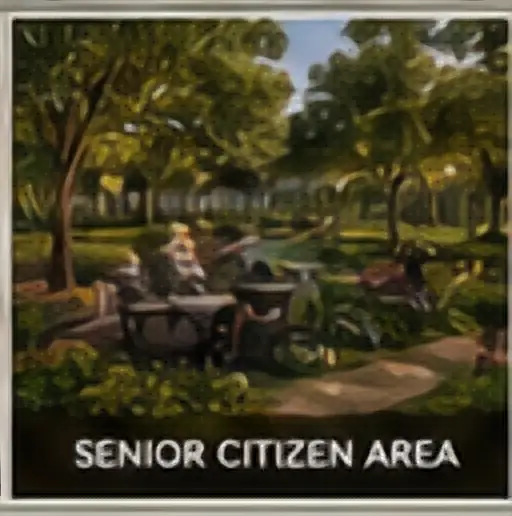 Senior-citizen area rendering from the project project bundle
